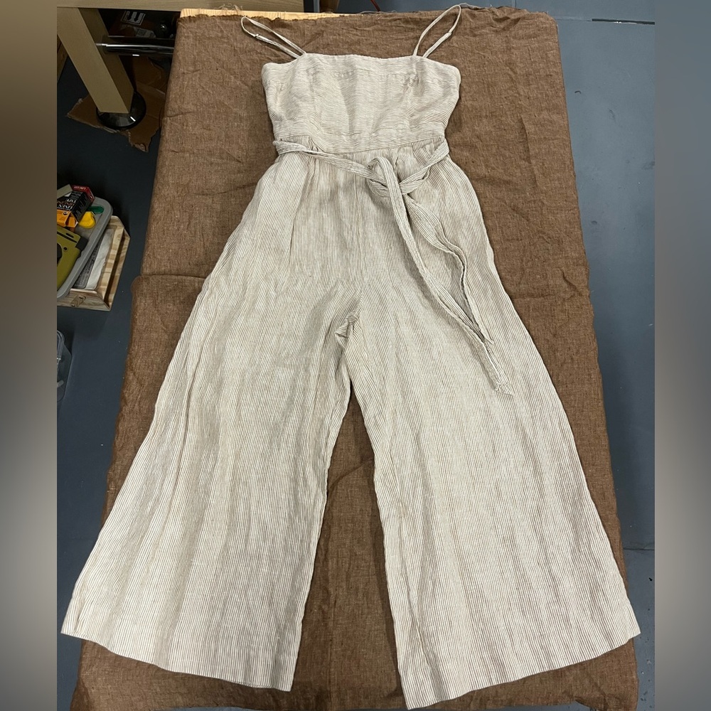 J Crew size 4 linen jumpsuit